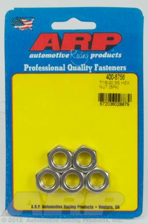 ARP - ARP 400-8756 - 7/16-20 SS fine hex nut kit