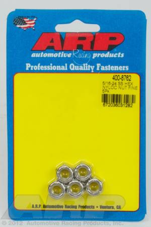 ARP - ARP 400-8762 - 5/16-24 SS fine nyloc hex nut kit