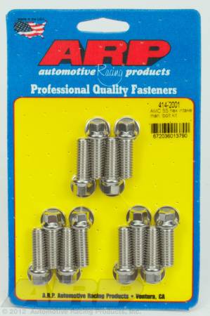 ARP - ARP 414-2001 - AMC SS hex intake manifold bolt kit