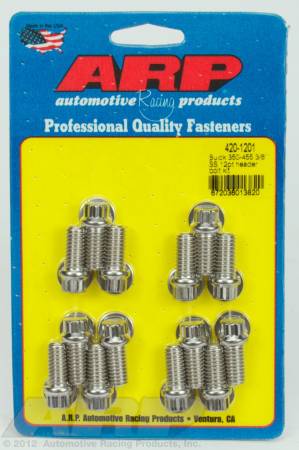 ARP - ARP 420-1201 - Buick 350-455 3/8" SS 12pt header bolt kit