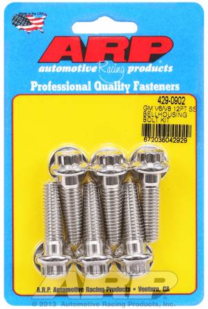 ARP - ARP 429-0902 - GM V6/V8 SS 12pt bellhousing bolt kit