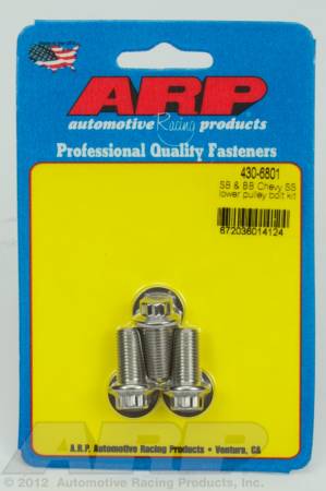 ARP - ARP 430-6801 - SB & BB Chevy SS lower pulley bolt kit