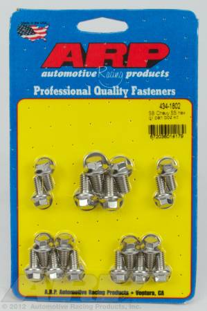 ARP - ARP 434-1802 - SB Chevy SS hex oil pan bolt kit