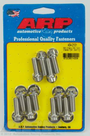 ARP - ARP 434-2101 - SB Chevy SS 12pt intake manifold bolt kit