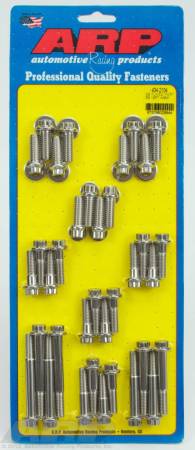 ARP - ARP 434-2104 - SB Tuned Port complete SS 12pt intake manifold bolt kit