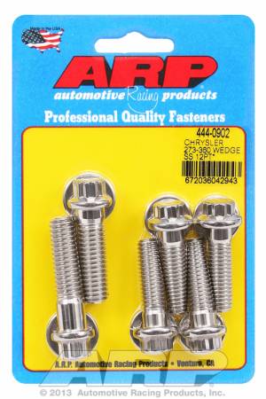 ARP - ARP 444-0902 - Chrysler 273-360 wedge SS 12pt bellhousing bolt kit