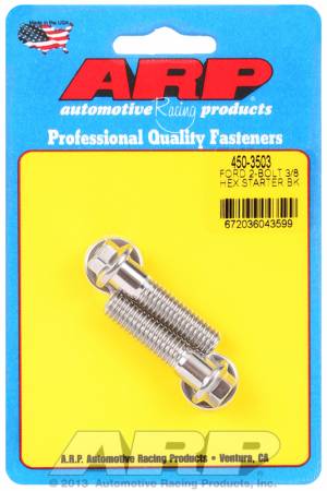 ARP - ARP 450-3503 - Ford SS 2-bolt hex starter bolt kit