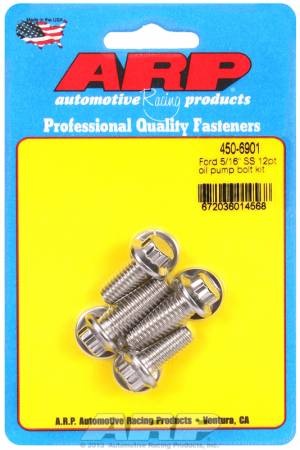 ARP - ARP 450-6901 - Ford SS 5/16" 12pt oil pump bolt kit