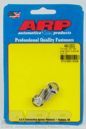 ARP - ARP 490-3302 - Pontiac SS hex alternator bracket bolt kit