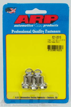 ARP - ARP 621-0515 - 1/4-20 x 0.515 hex SS bolts