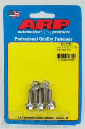 ARP - ARP 621-0750 - 1/4-20 x 0.750 hex SS bolts