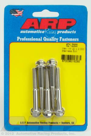 ARP - ARP 621-2000 - 1/4-20 x 2.000 hex SS bolts