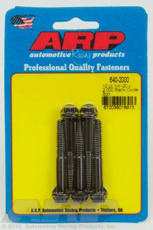 ARP - ARP 640-2000 - 1/4-20 x 2.000 12pt black oxide bolts