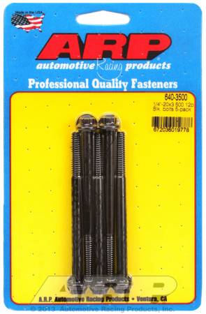 ARP - ARP 640-3500 - 1/4-20 x 3.500 12pt black oxide bolts