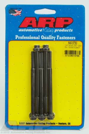 ARP - ARP 640-3750 - 1/4-20 x 3.750 12pt black oxide bolts