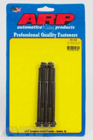 ARP - ARP 640-4000 - 1/4-20 x 4.000 12pt black oxide bolts