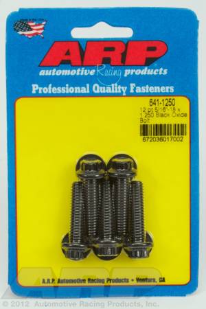 ARP - ARP 641-1250 - 5/16-18 x 1.250 12pt black oxide bolts