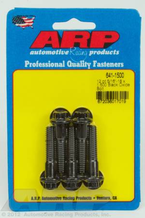 ARP - ARP 641-1500 - 5/16-18 x 1.500 12pt black oxide bolts