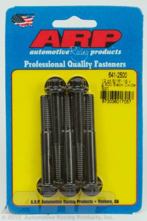 ARP - ARP 641-2500 - 5/16-18 x 2.500 12pt black oxide bolts