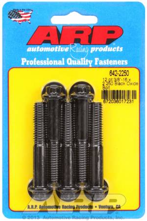 ARP - ARP 642-2250 - 3/8-16 x 2.250 12pt black oxide bolts