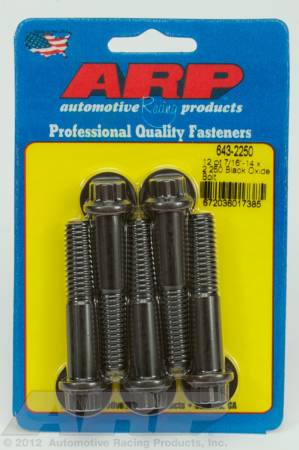 ARP - ARP 643-2250 - 7/16-14 x 2.250 12pt black oxide bolts