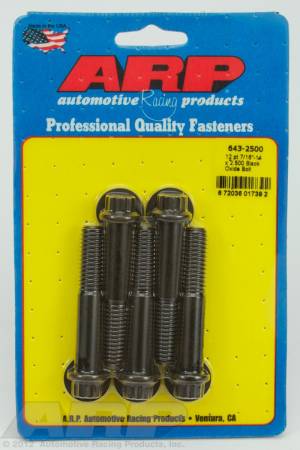 ARP - ARP 643-2500 - 7/16-14 x 2.500 12pt black oxide bolts