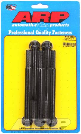 ARP - ARP 643-5000 - 7/16-14 x 5.000 12pt black oxide bolts