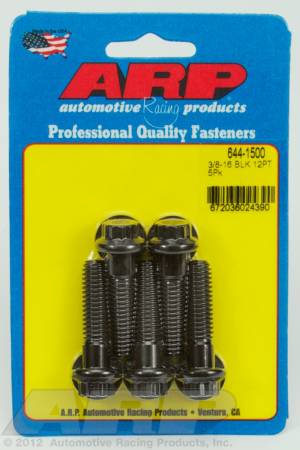 ARP - ARP 644-1500 - 3/8-16 x 1.500 12pt 7/16 wrenching black oxide bolts