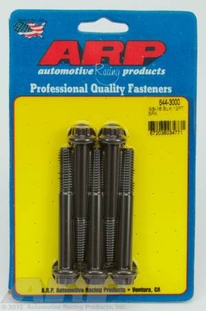 ARP - ARP 644-3000 - 3/8-16 x 3.000 12pt 7/16 wrenching black oxide bolts