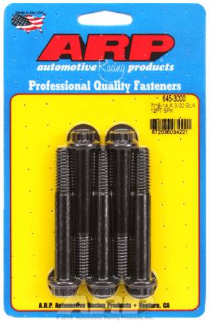 ARP - ARP 645-3000 - 7/16-14 X 3.000 12pt 1/2 wrenching black oxide bolts