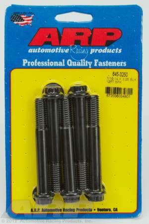 ARP - ARP 645-3250 - 7/16-14 X 3.250 12pt 1/2 wrenching black oxide bolts