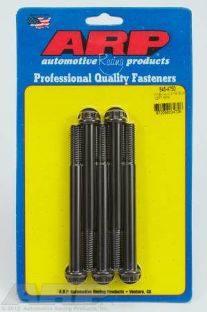 ARP - ARP 645-4750 - 7/16-14 X 4.750 12pt 1/2 wrenching black oxide bolts