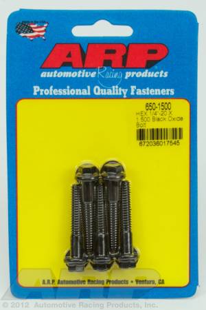 ARP - ARP 650-1500 - 1/4-20 X 1.500 hex black oxide bolts