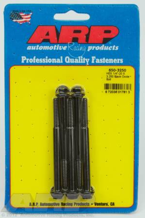 ARP - ARP 650-3250 - 1/4-20 X 3.250 hex black oxide bolts