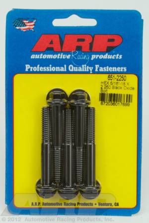 ARP - ARP 651-2250 - 5/16-18 X 2.250 hex black oxide bolts