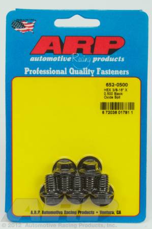 ARP - ARP 652-0500 - 3/8-16 X 0.500 hex black oxide bolts