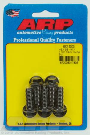 ARP - ARP 652-1000 - 3/8-16 X 1.000 hex black oxide bolts