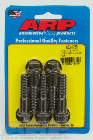 ARP - ARP 653-1750 - 7/16-14 X 1.750 hex black oxide bolts