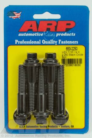 ARP - ARP 653-2250 - 7/16-14 X 2.250 hex black oxide bolts