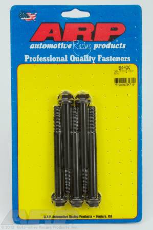 ARP - ARP 654-4000 - 3/8-16 x 4.000 hex 7/16 wrenching black oxide bolts