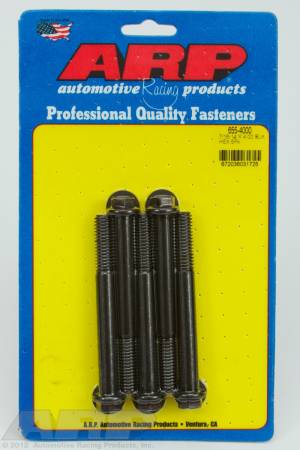 ARP - ARP 655-4000 - 7/16-14 X 4.000 hex 1/2 wrenching black oxide bolts