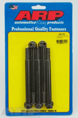 ARP - ARP 655-4750 - 7/16-14 X 4.750 hex 1/2 wrenching black oxide bolts