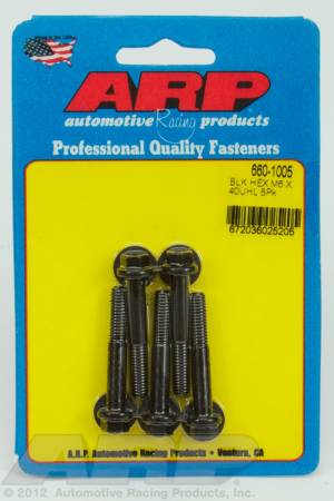 ARP - ARP 660-1005 - M6 x 1.00 x 40 hex black oxide bolts