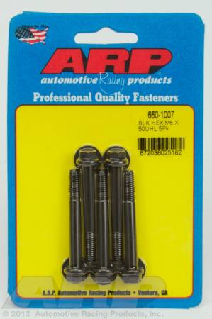 ARP - ARP 660-1007 - M6 x 1.00 x 50 hex black oxide bolts