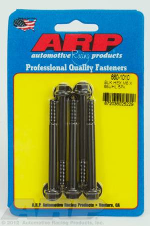 ARP - ARP 660-1010 - M6 x 1.00 x 65 hex black oxide bolts