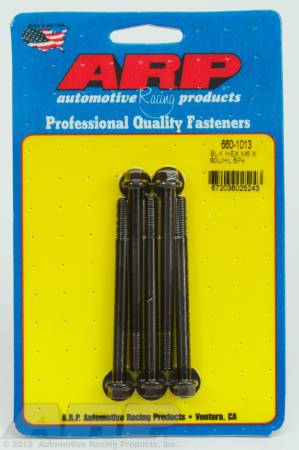 ARP - ARP 660-1013 - M6 x 1.00 x 80 hex black oxide bolts