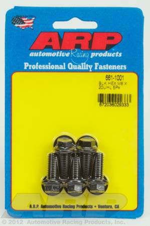 ARP - ARP 661-1001 - M8 x 1.25 x 20 hex black oxide bolts