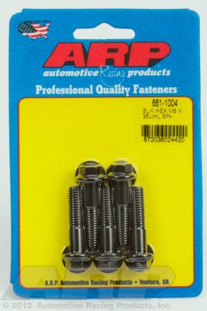 ARP - ARP 661-1004 - M8 x 1.25 x 35 hex black oxide bolts