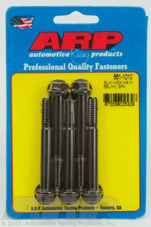 ARP - ARP 661-1010 - M8 x 1.25 x 65 hex black oxide bolts