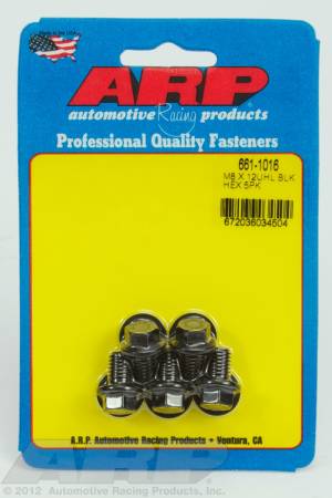 ARP - ARP 661-1016 - M8 x 1.25 x 12 hex black oxide bolts